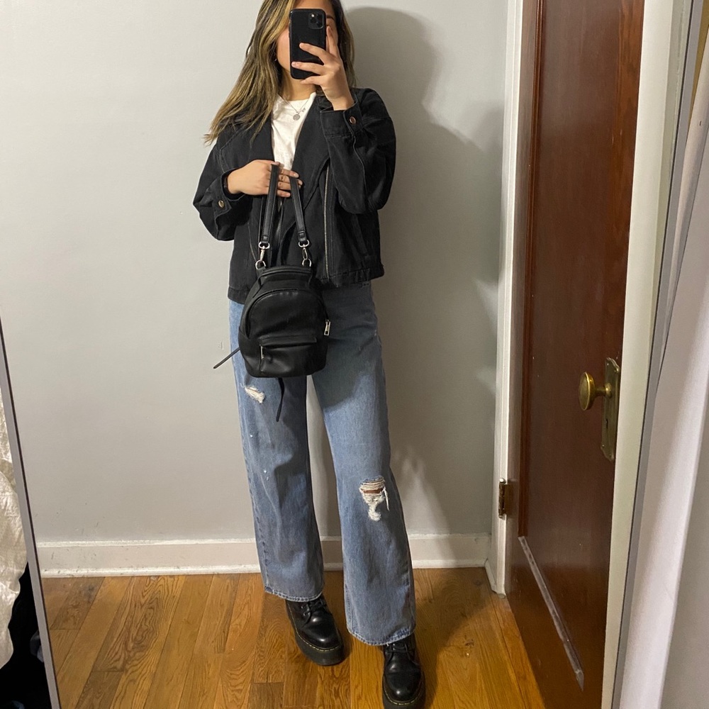 Mini leather bag